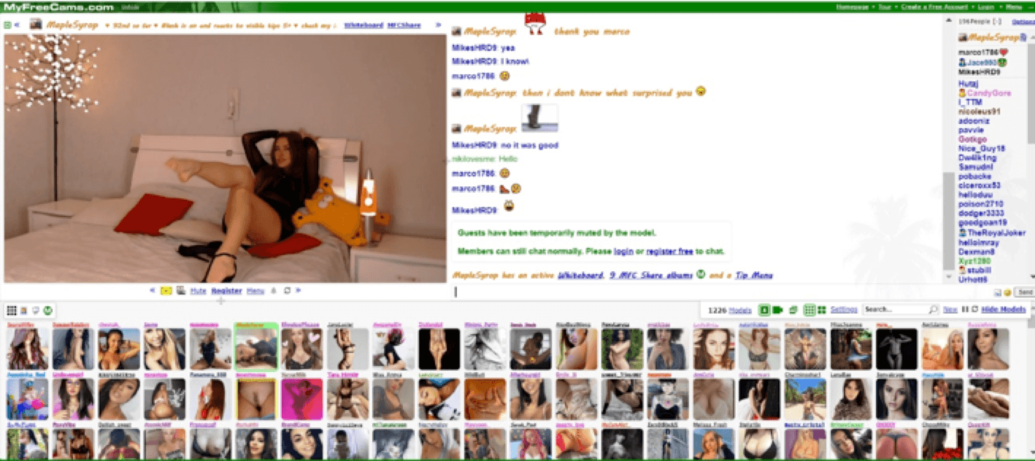 Design and Technology Review of MyFreeCams